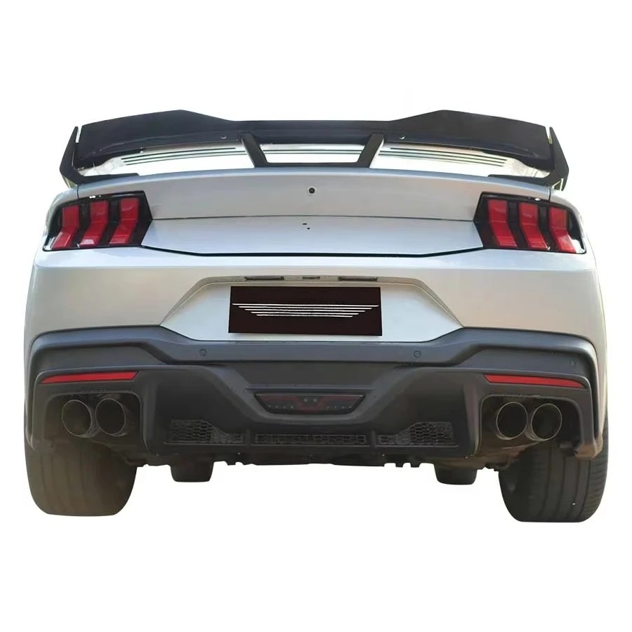 New for  Mustang Dark Horse Fog Lights Rear Diffuser Bumper Lip Body Kits